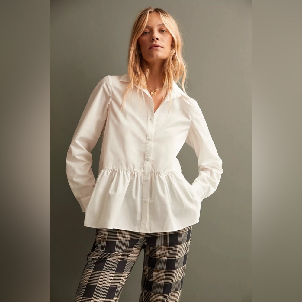 Anthropologie Mare Mare Bow Back Tunic Blouse Women’s Size L - Picture 7 of 16